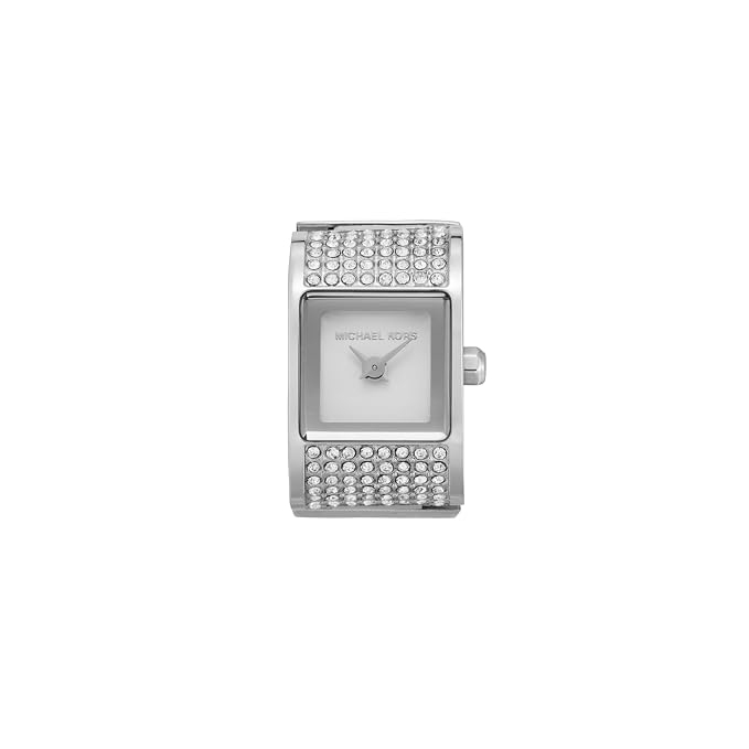 Michael Kors Darrington MK4884 women's silver pavé ring watch