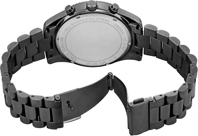 Michael Kors Lexington MK9217SET Men's Gunmetal Watch & Bracelet Set