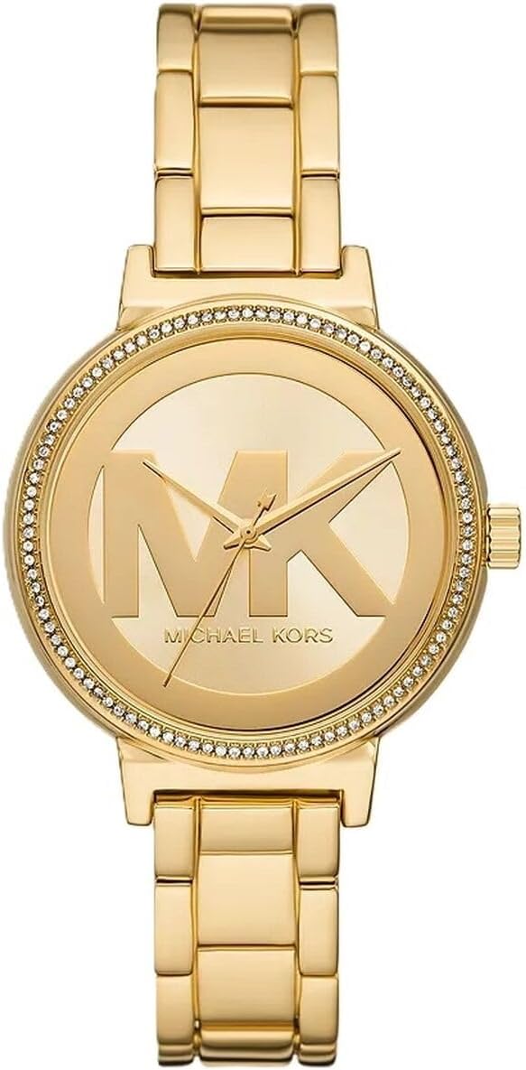 Michael Kors MKO1051 gold dial bracelet watch