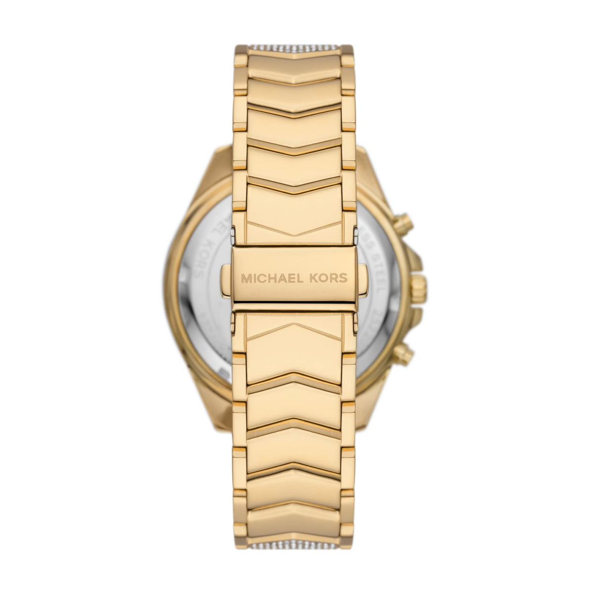 Back case of Michael Kors MK7224 quartz women's chronograph wristwatch
