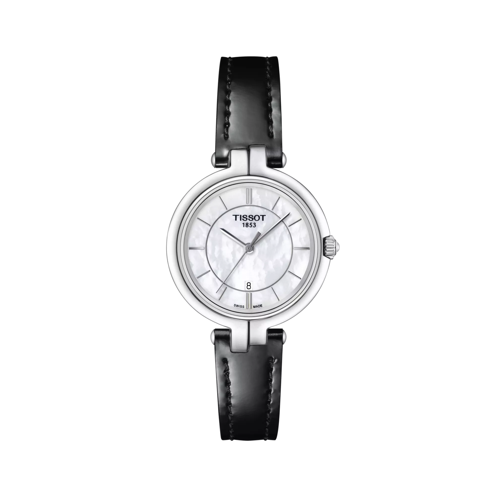 Tissot Flamingo T094.210.16.111.00 – White Mother-of-Pearl Dial Ladies Watch - Luxverse