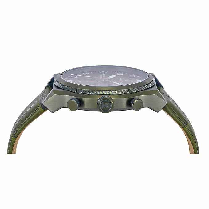Michael Kors Panorama MK9199 Men's Olive Chronograph Leather Watch