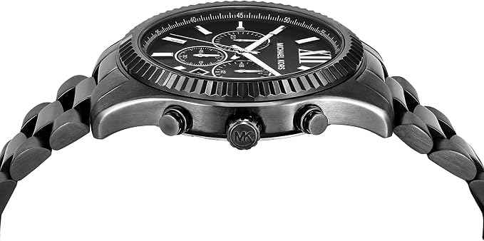 Michael Kors Lexington MK9217SET Men's Gunmetal Watch & Bracelet Set