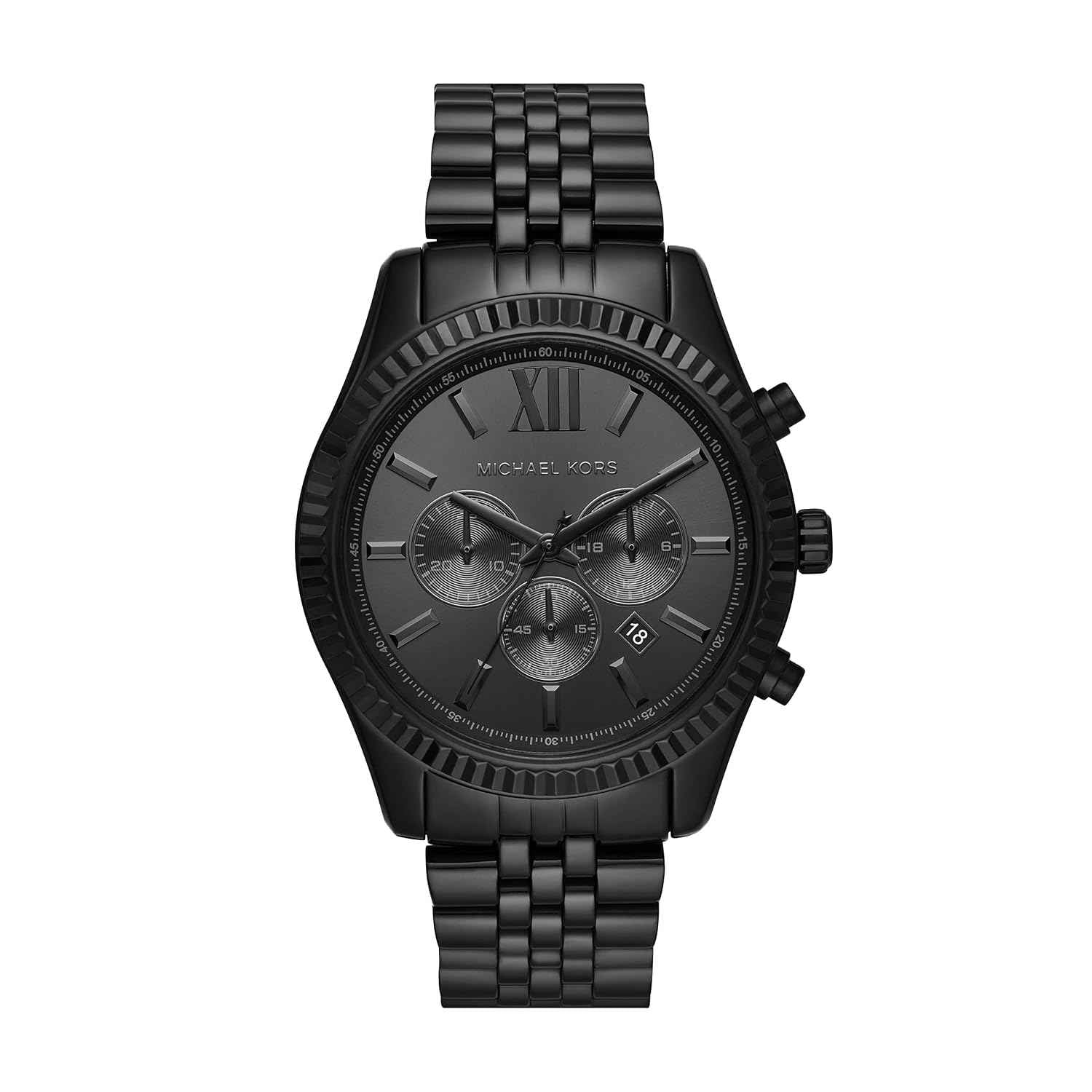 Michael Kors MK8591 Men's Black Stainless Steel Chronograph Watch