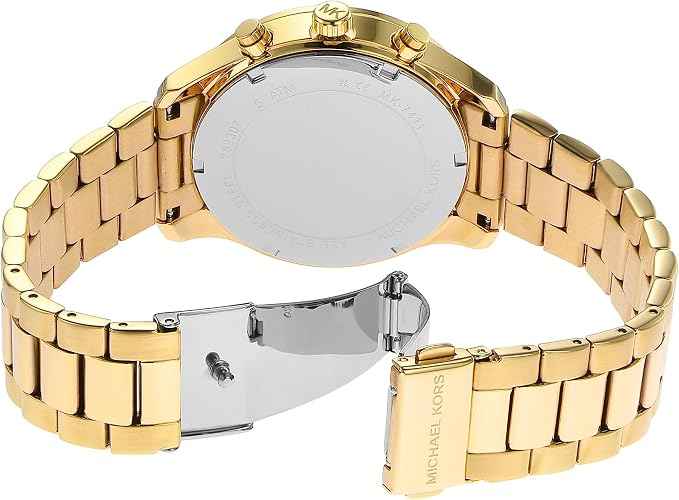 Michael Kors Berkley MK7411 Women's Gold Chronograph Stainless Steel Watch