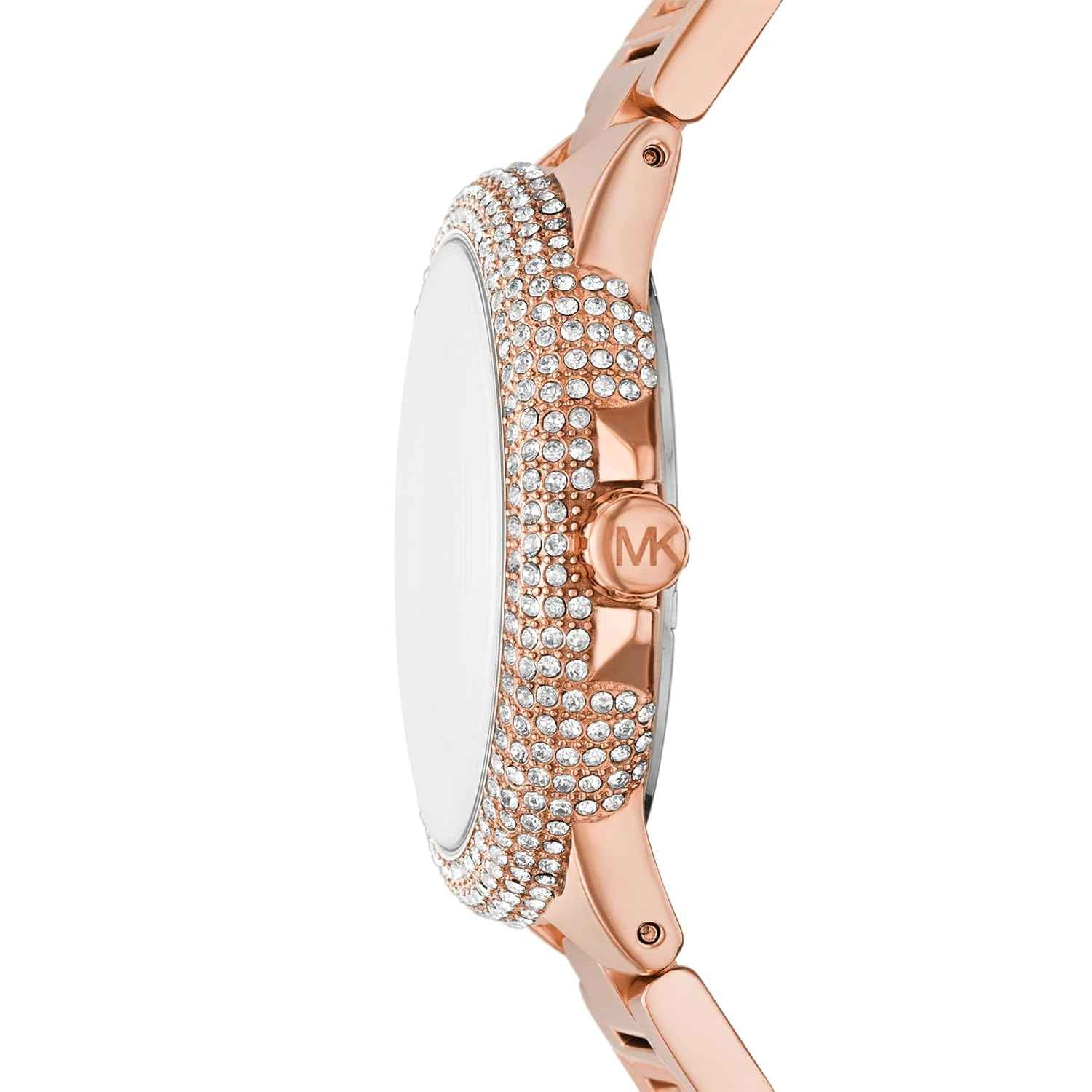 Michael Kors Camille MK7340 Women's Pink Ombre Dial Rose Gold Stainless Steel Watch