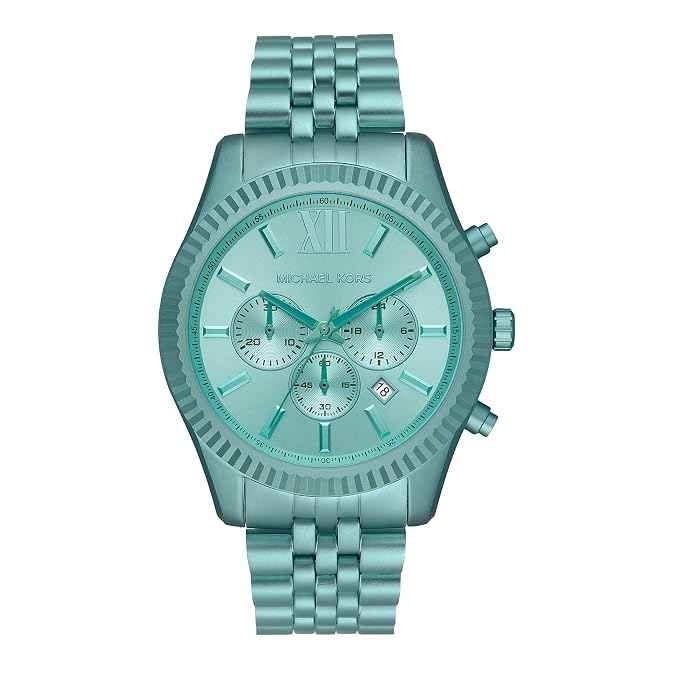 Michael Kors Lexington MK8793 Men's Blue Dial Blue Stainless Steel Chronograph Watch