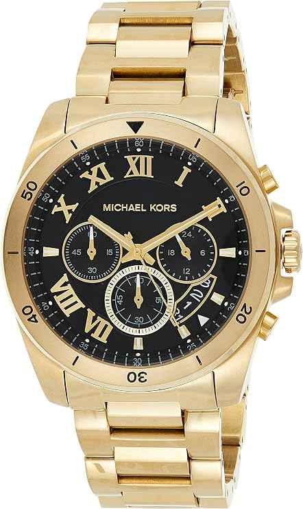 Michael Kors Brecken MK8481 Men's Gold Chronograph Watch