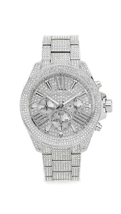 Michael Kors Wren MK6317 Women's Silver Chronograph Watch