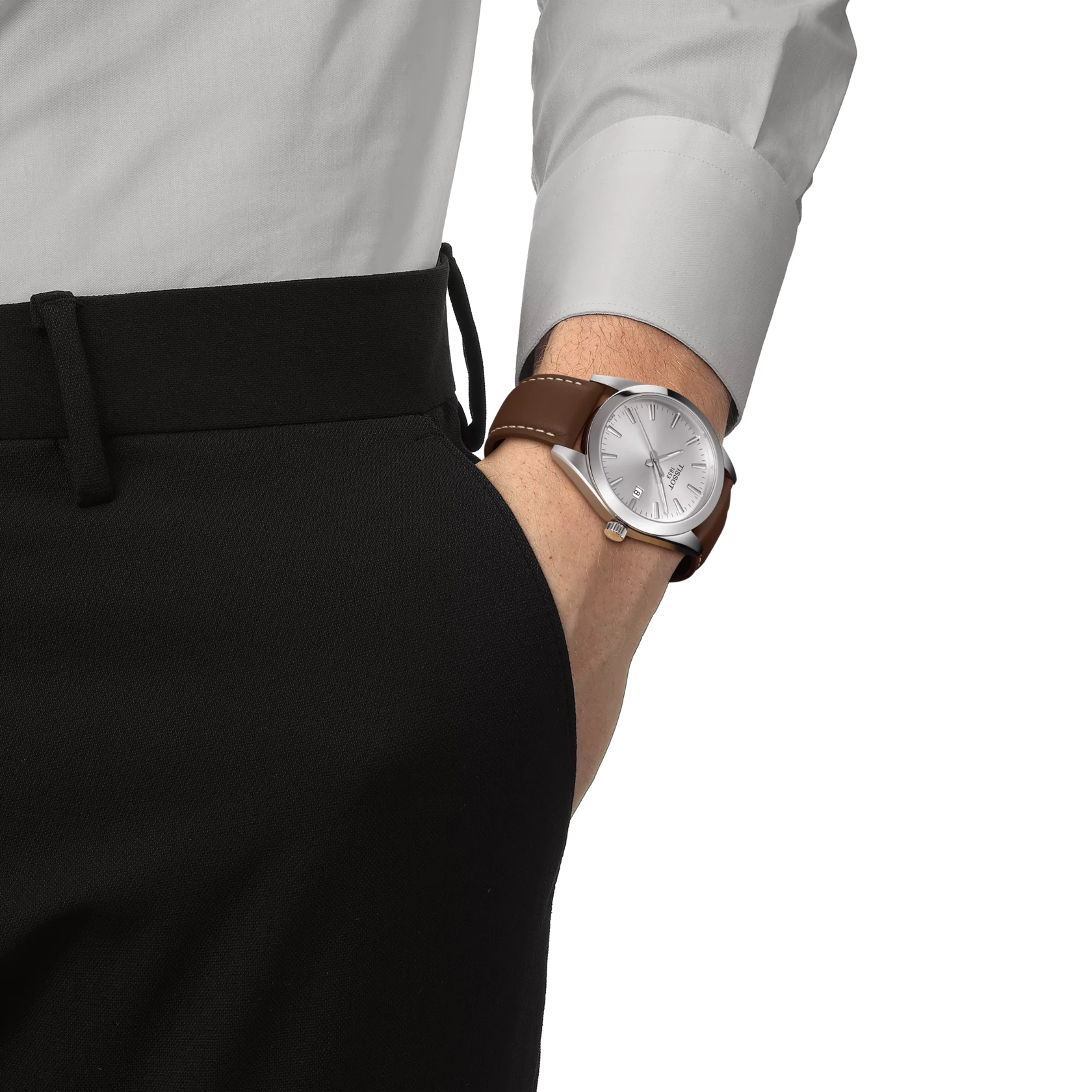 Tissot Gentleman Powermatic 80 Silicium T127.407.16.031.00 Automatic Men’s Watch - Luxverse