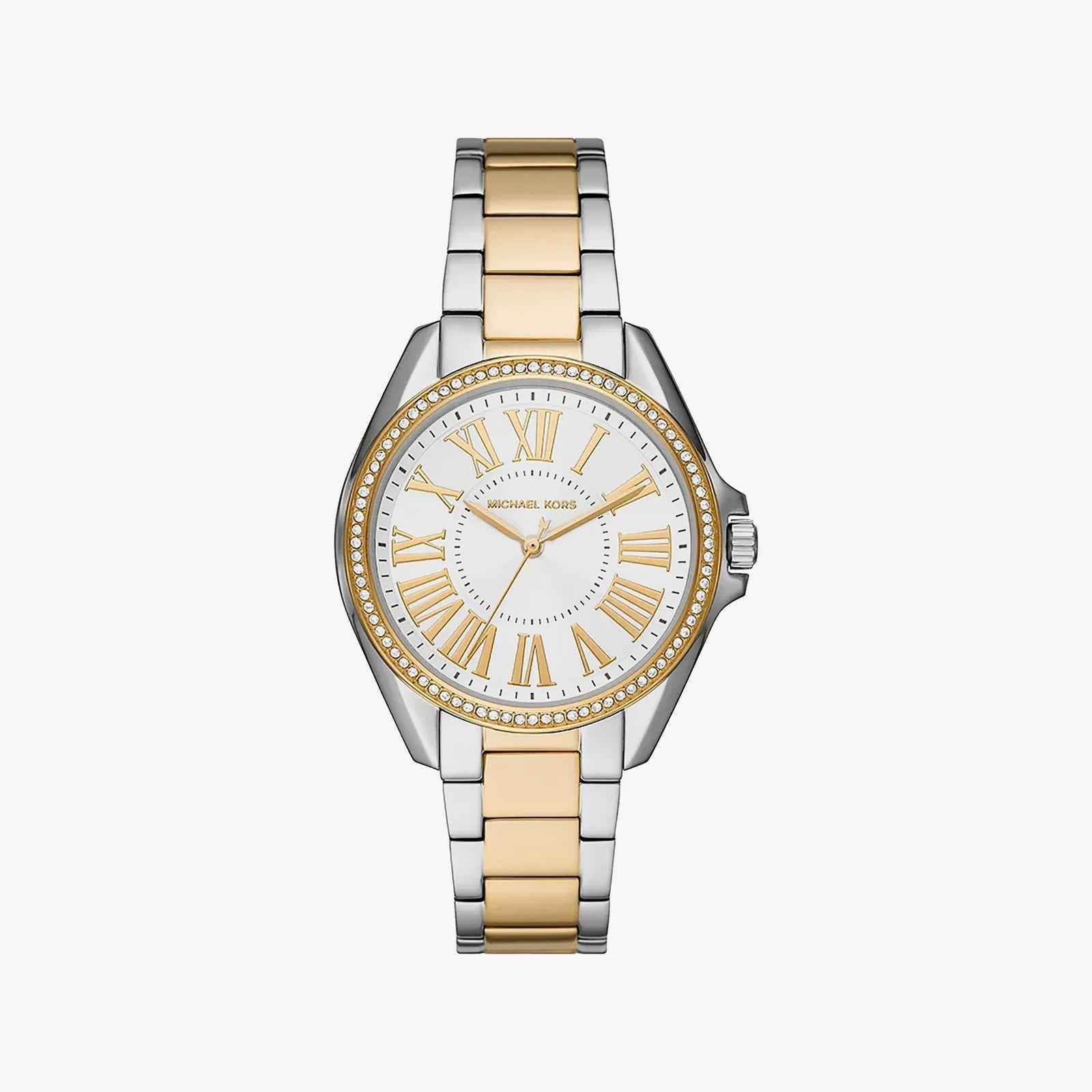 Michael Kors MK6931 Women's Two-Tone White Dial Watch