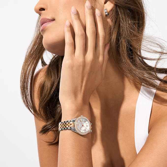 Michael Kors Harlowe MK4846 Women's Two-Tone Stainless Steel Watch