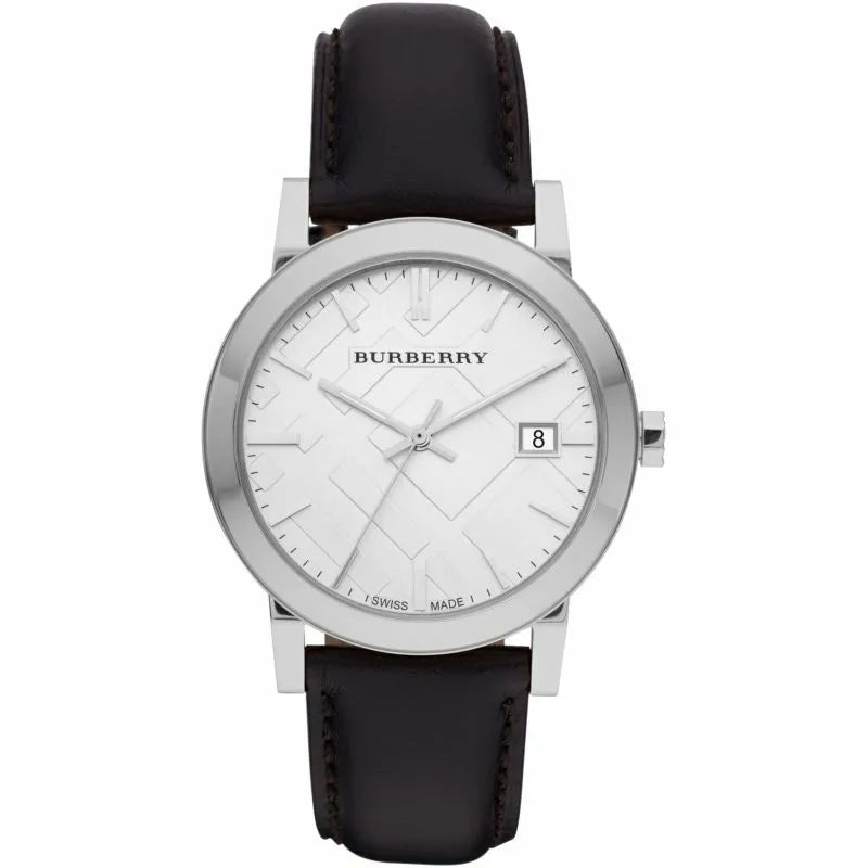 Burberry The City Black Leather Quartz BU9008 – Men’s Watch - Luxverse