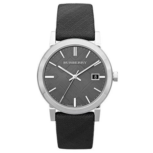 Burberry Heritage Grey Dial Black Leather BU9024 – Men’s Watch - Luxverse