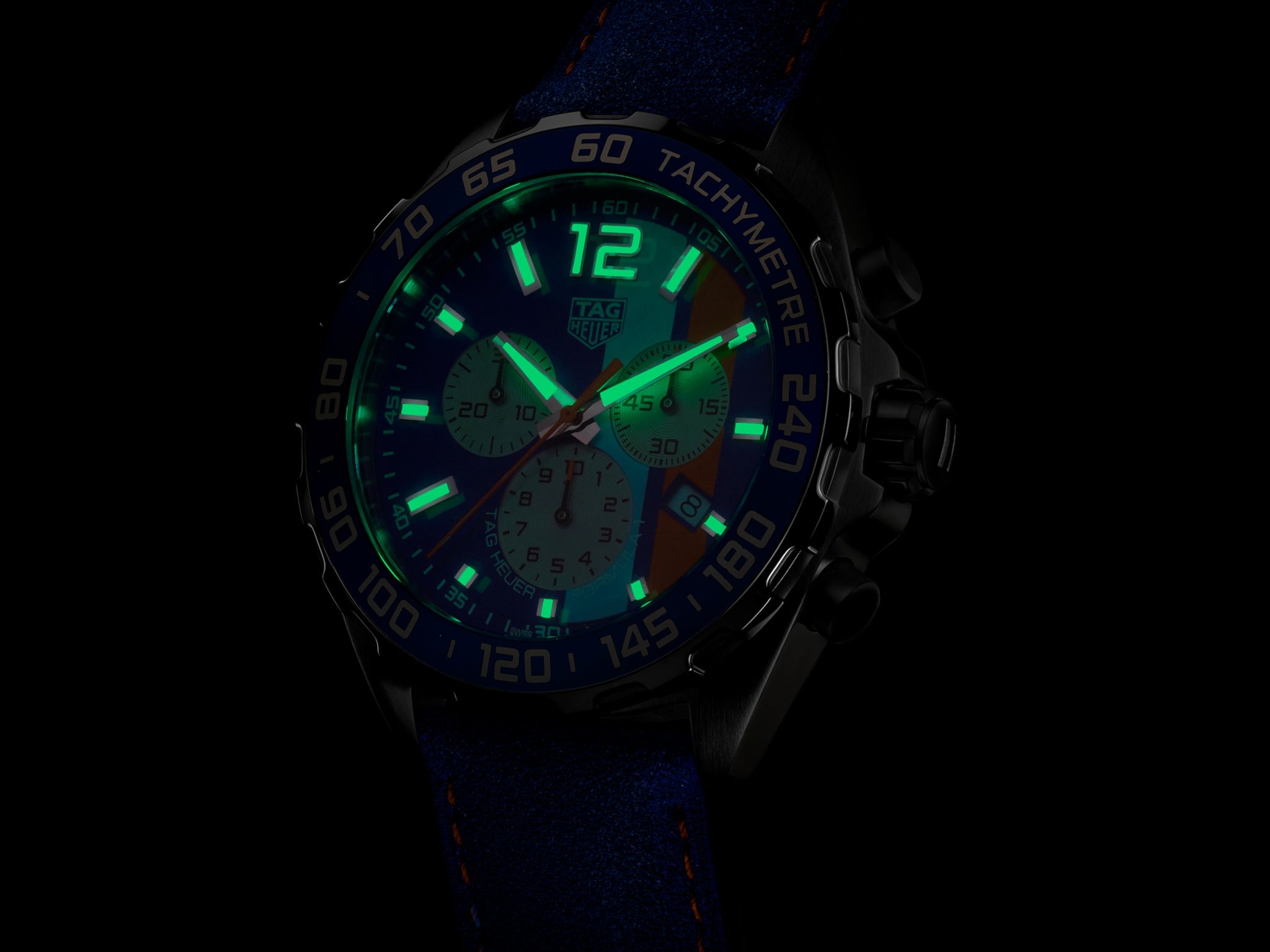 TAG Heuer CAZ101N.FC8243 Formula 1 Gulf Racing Special Edition Watch - Luxverse