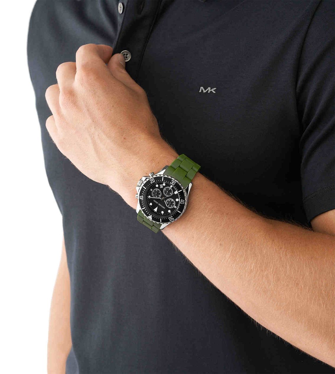 Michael Kors MK8981 luxury men's chronograph watch with date window