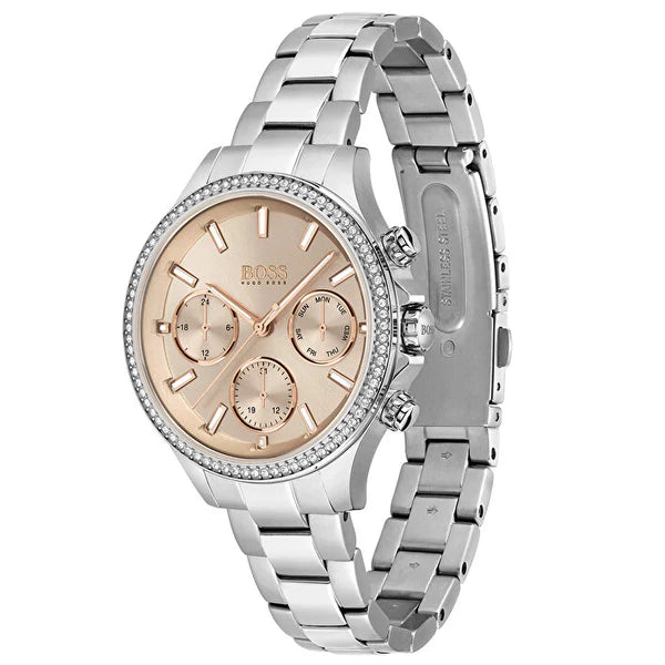 Hugo Boss Hera Rose Gold Dial HB1502565 – Women’s Watch - Luxverse