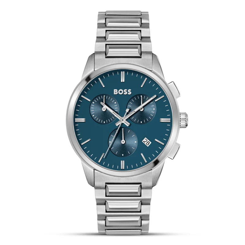 Hugo Boss Dapper Chronograph Blue Dial HB1513927 – Men’s Watch - Luxverse