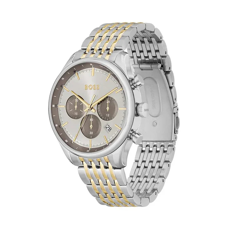 Hugo Boss Two-Tone Heren Horloge HB1514053 Quartz – Men’s Watch - Luxverse