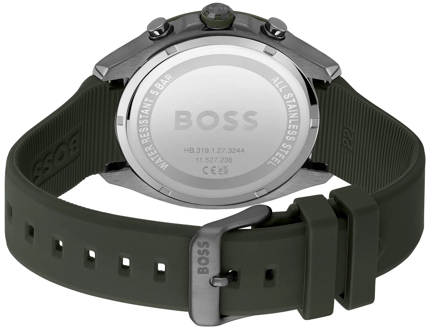 Hugo Boss HB1514060 Quartz Green Dial – Men's Watch - Luxverse