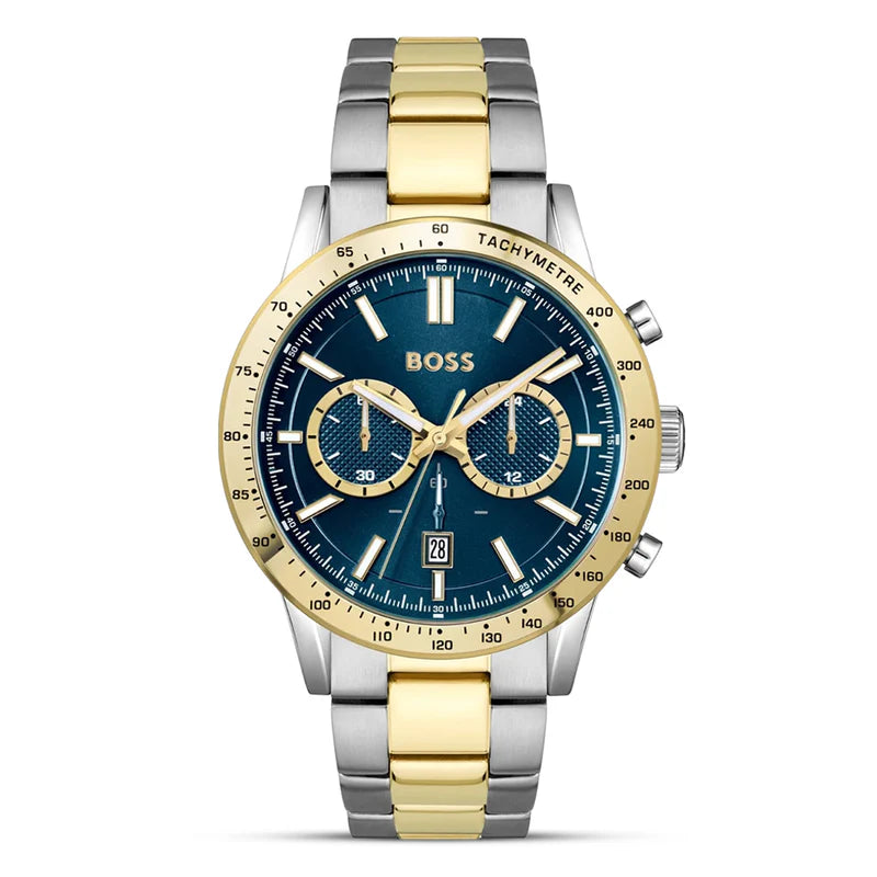 Hugo Boss Allure Two Tone Blue Dial HB1514163 – Men’s Watch - Luxverse
