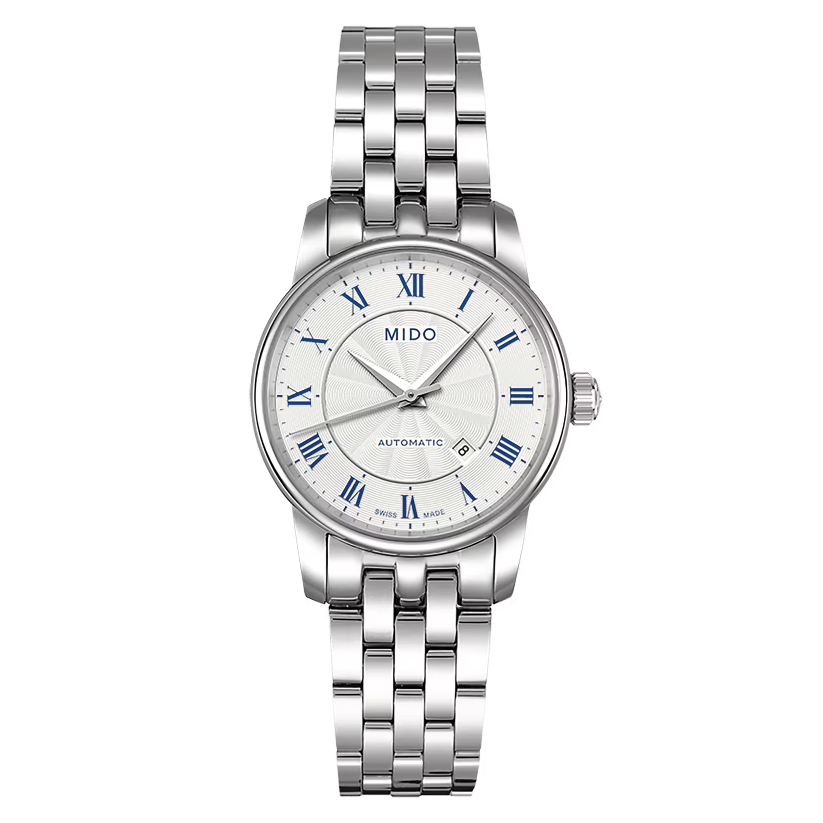 Tissot Mido Baroncelli Silver Dial Automatic Lady M7600.4.21.1 – Women’s Watch - Luxverse