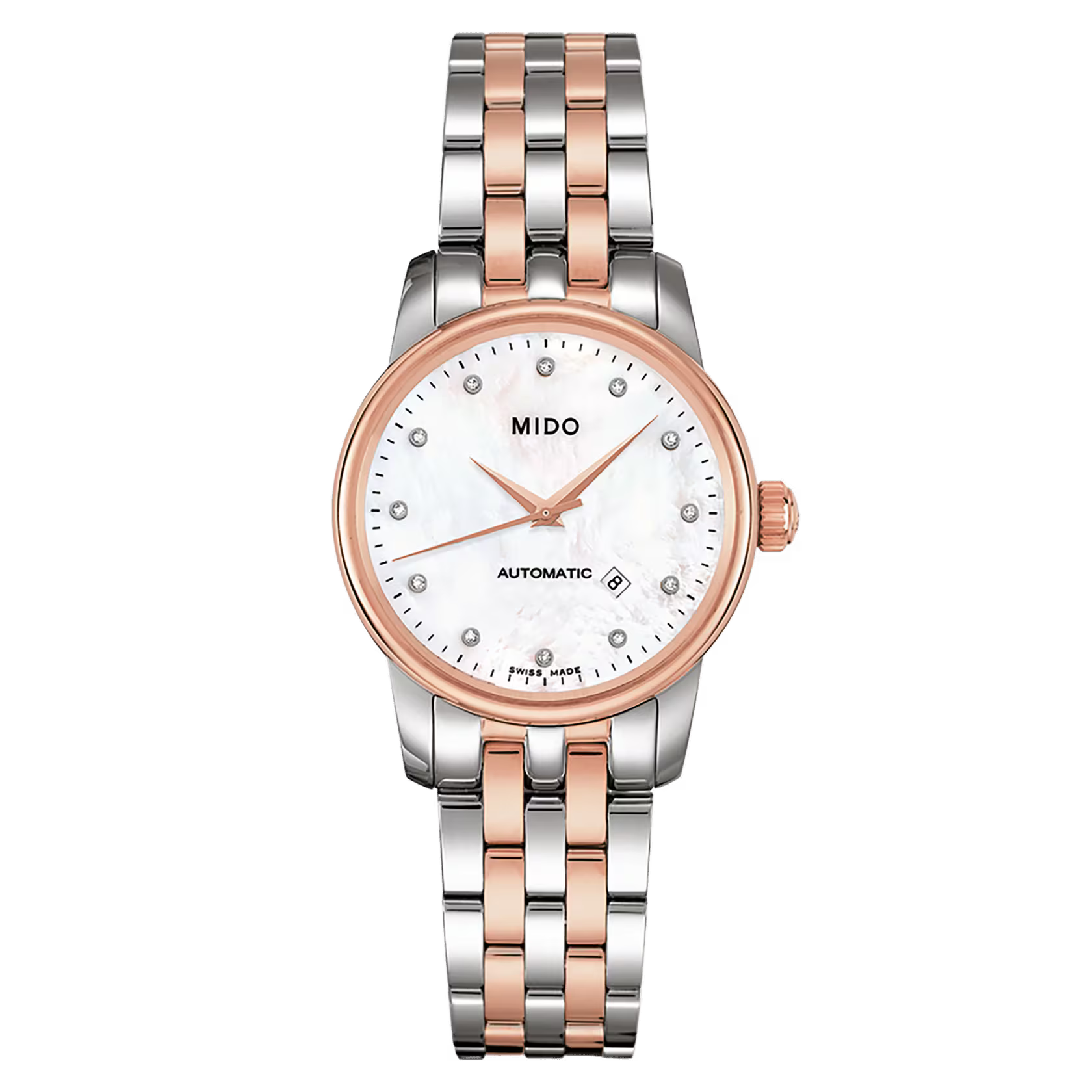 Tissot Mido Baroncelli Automatic White Dial Lady M7600.9.69.1 – Women’s Watch - Luxverse