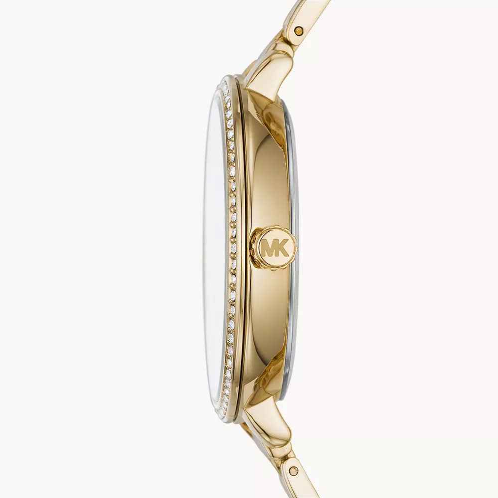 Side profile of Michael Kors Charley MK4399 women's watch