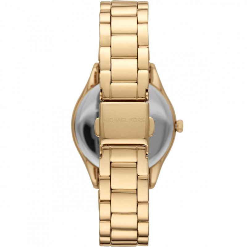 Michael Kors Lauryn MK4490 Women's Gold Dial Gold Stainless Steel Watch
