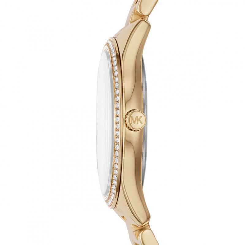 Michael Kors Lauryn MK4490 Women's Gold Dial Gold Stainless Steel Watch