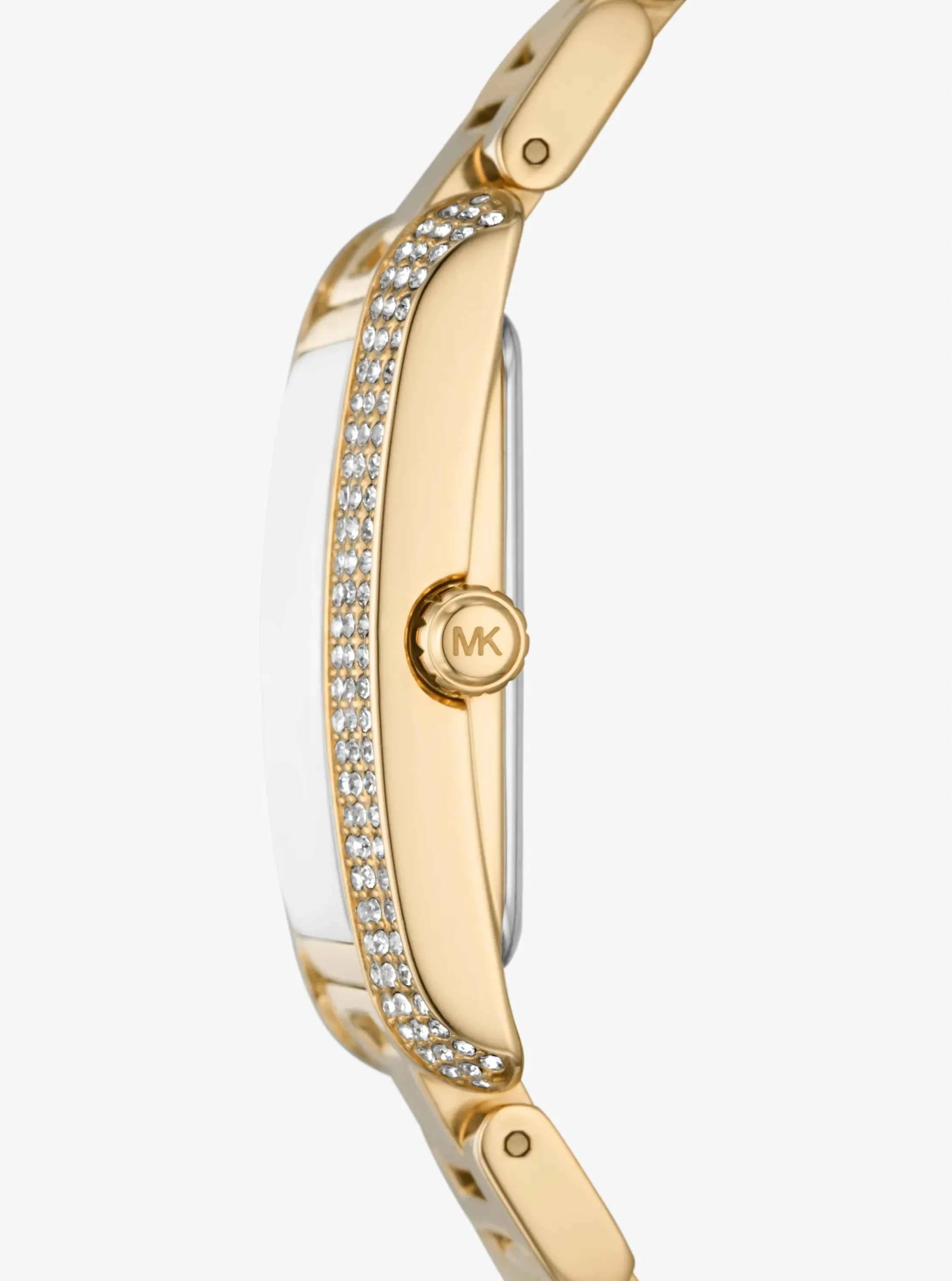 Michael Kors Emery MK4643 Women's White Dial Gold Stainless Steel Watch