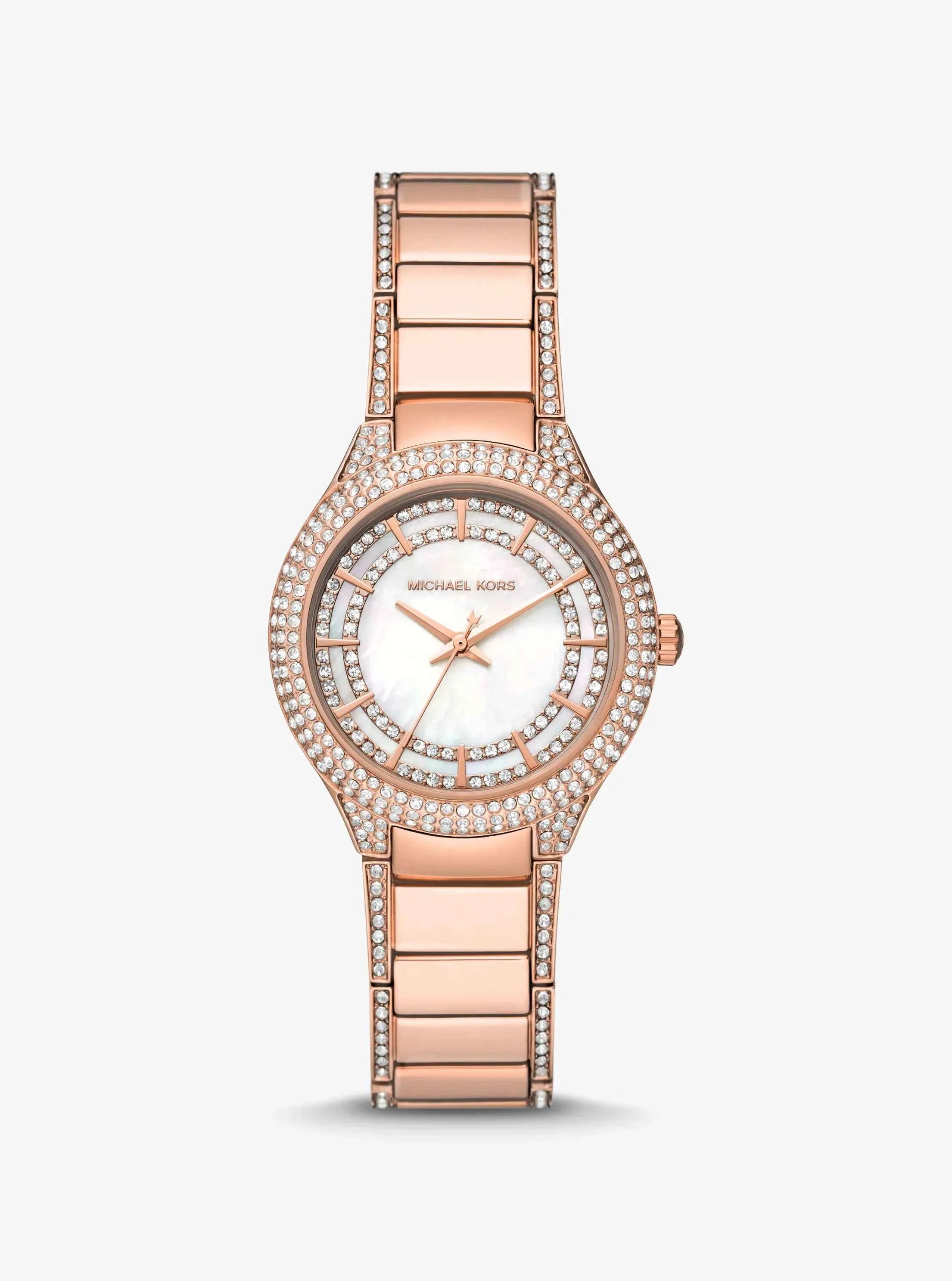 Michael Kors Sylvia MK4656 Women's Multicolor Dial Rose Gold Stainless Steel Watch