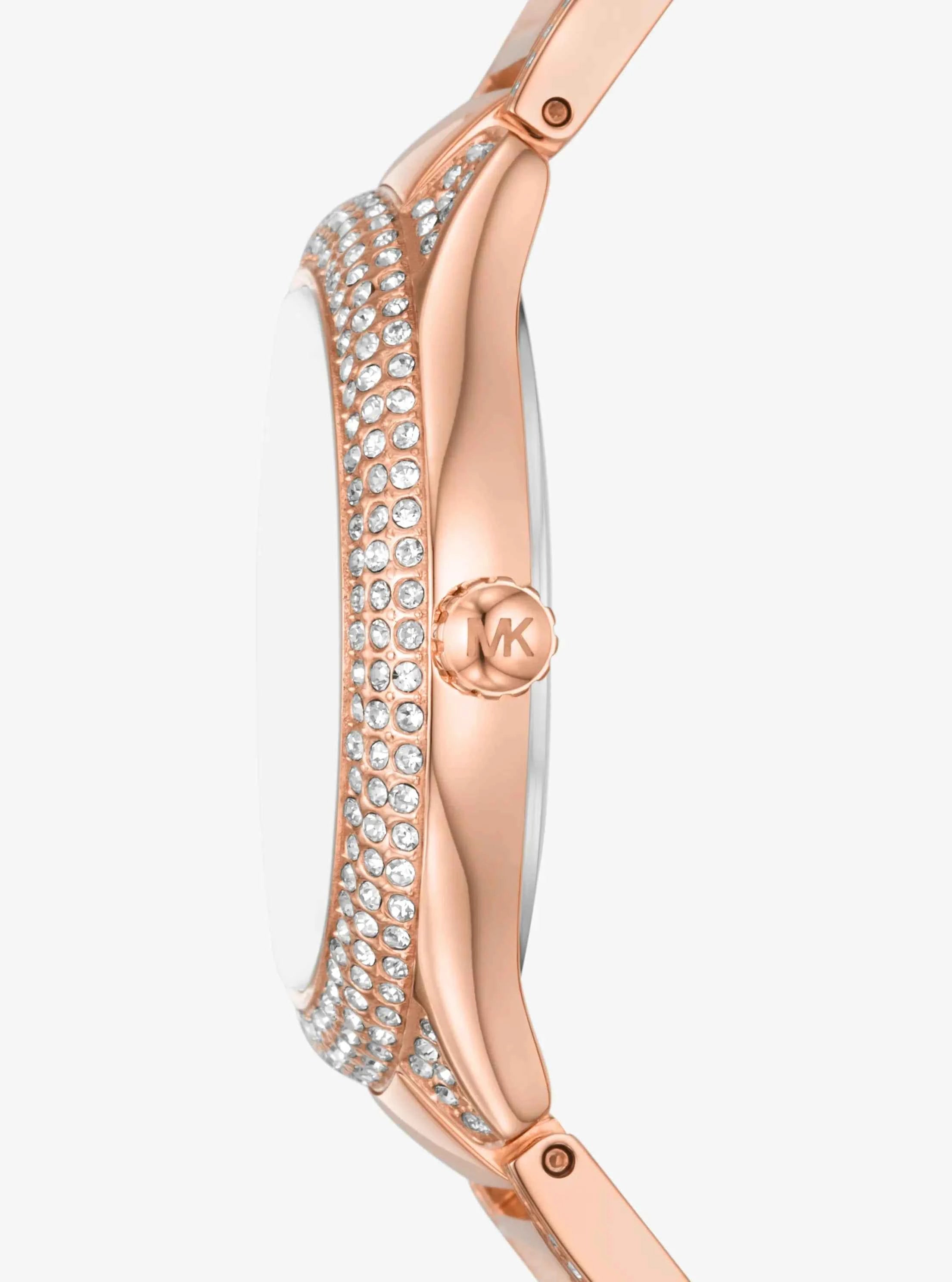 Michael Kors Sylvia MK4656 Women's Multicolor Dial Rose Gold Stainless Steel Watch