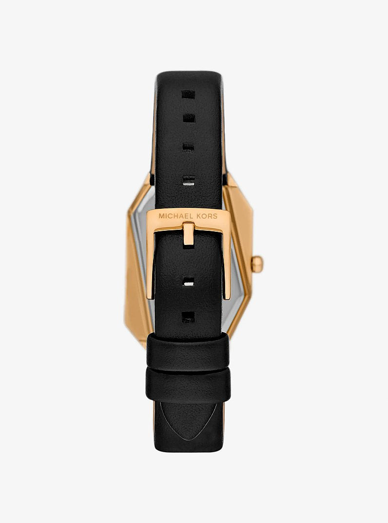Michael Kors MK4880 luxury women's leather wristwatch