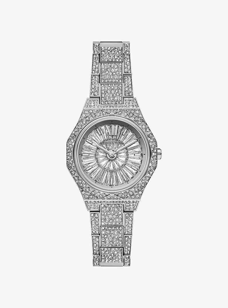 Michael Kors Raquel MK4891 Women's Silver Pavé Watch