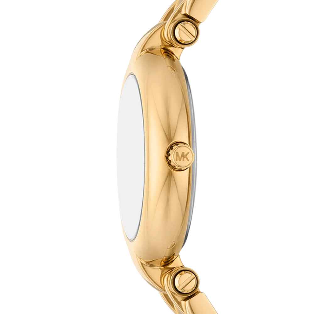Michael Kors Laney Women's Green Dial Gold Watch 30mm
