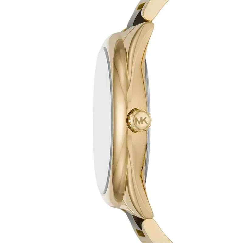 Michael Kors Janelle MK7136 Women's Gold Dial Gold & Brown Tortoise Acetate Watch