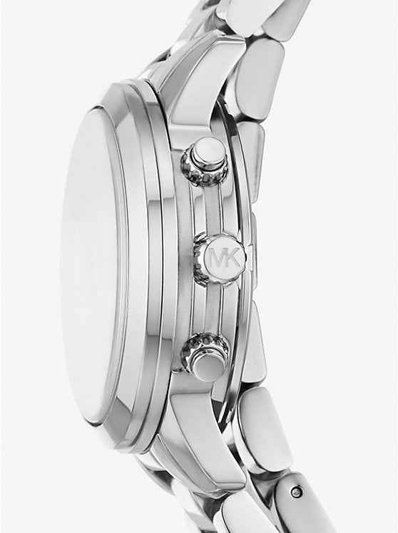 Michael Kors Runway Triple Wrap MK7451 Women's Silver Dial Stainless Steel Chronograph Watch
