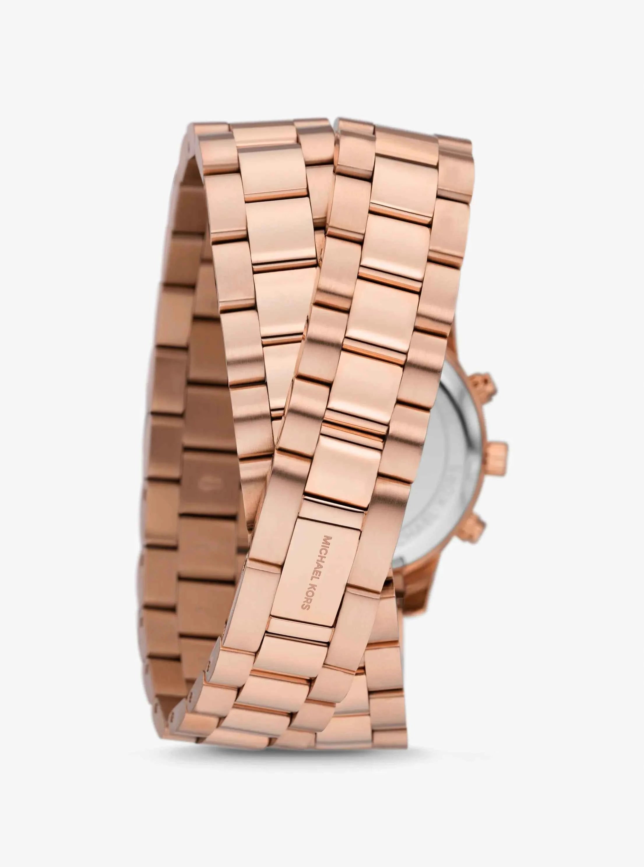 Michael Kors Runway MK7453 Women's Rose Gold Chronograph Stainless Steel Watch