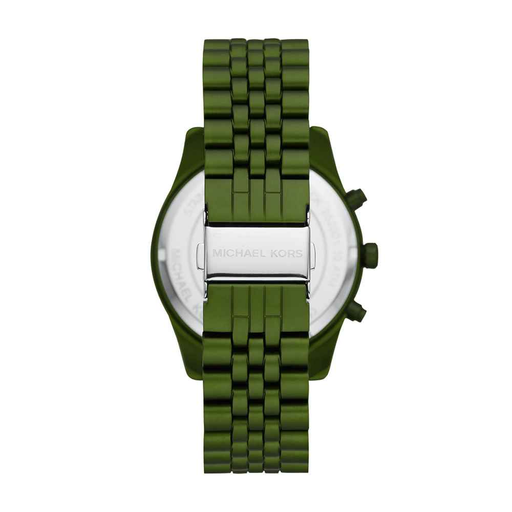Michael Kors Lexington MK8790 Men's Green Dial Green Aluminum Chronograph Watch