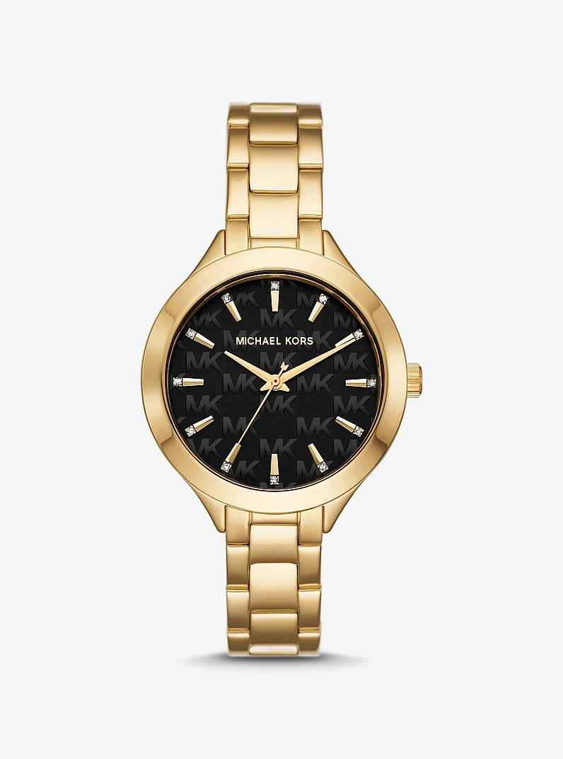 Michael Kors Aspyn MKO1056 Women's Gold Stainless Steel Watch 38mm