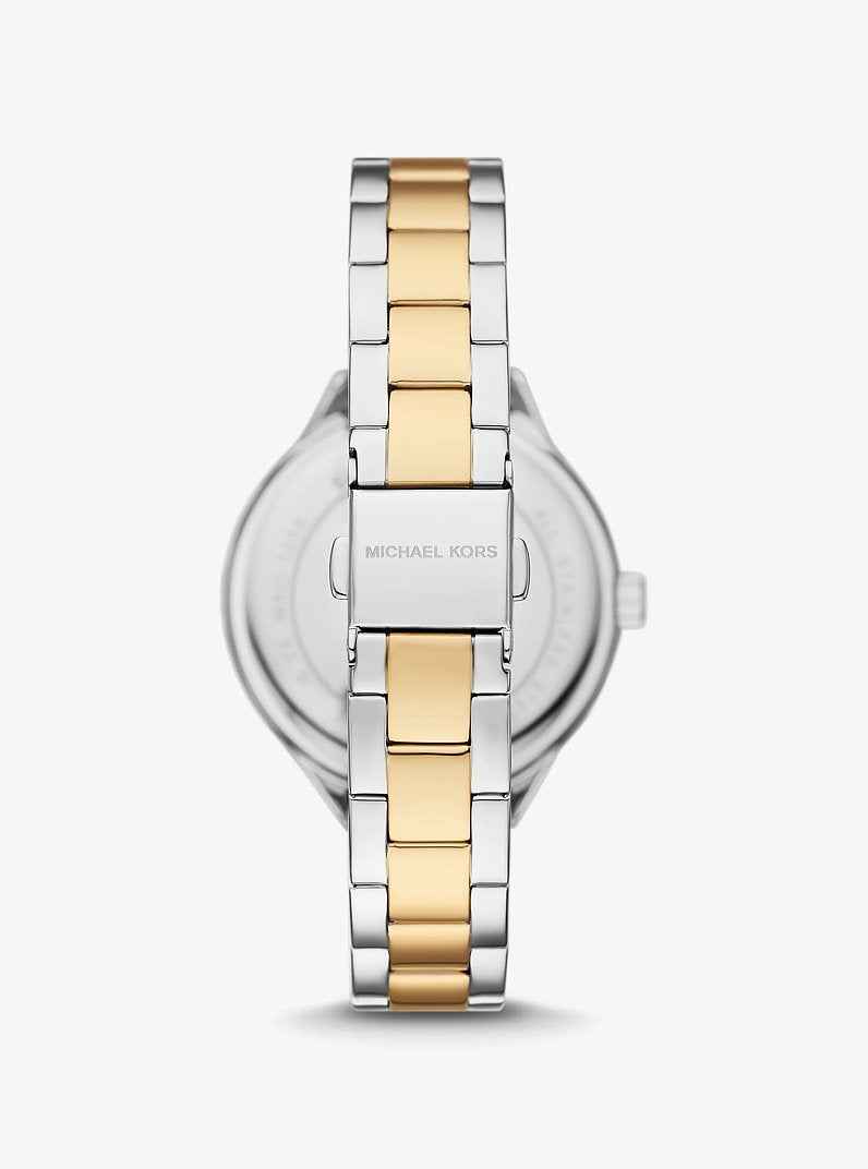 Michael Kors Aspyn MKO1058 Women's Two-Tone Stainless Steel Watch 38mm
