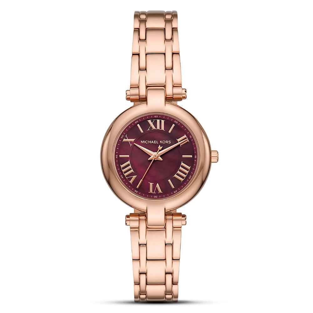 Michael Kors Laney MKO1084 Women's Rose Gold Stainless Steel Watch 30mm