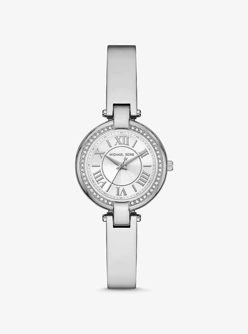 Michael Kors Laney MKO1112 Women's Silver Stainless Steel Watch 30mm