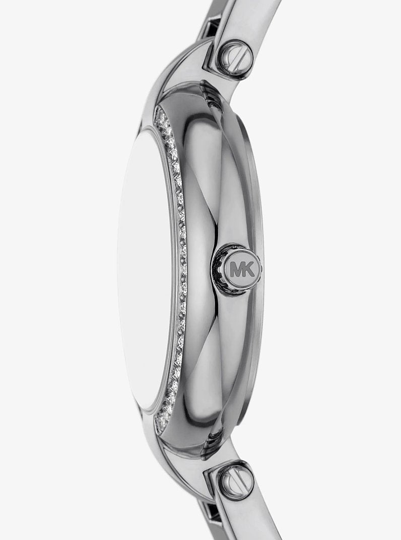 Michael Kors MKO1112 mother of pearl dial watch