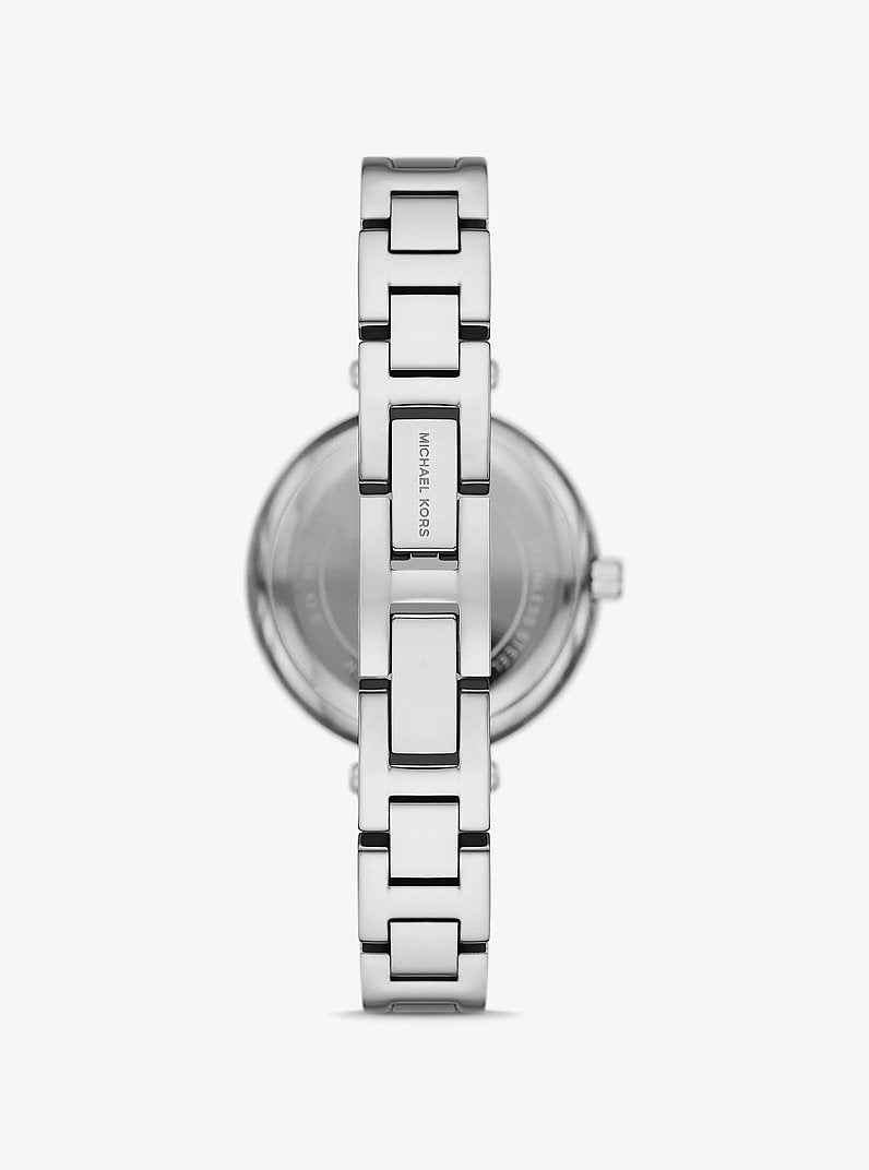 Michael Kors Laney MKO1112 Women's Silver Stainless Steel Watch 30mm