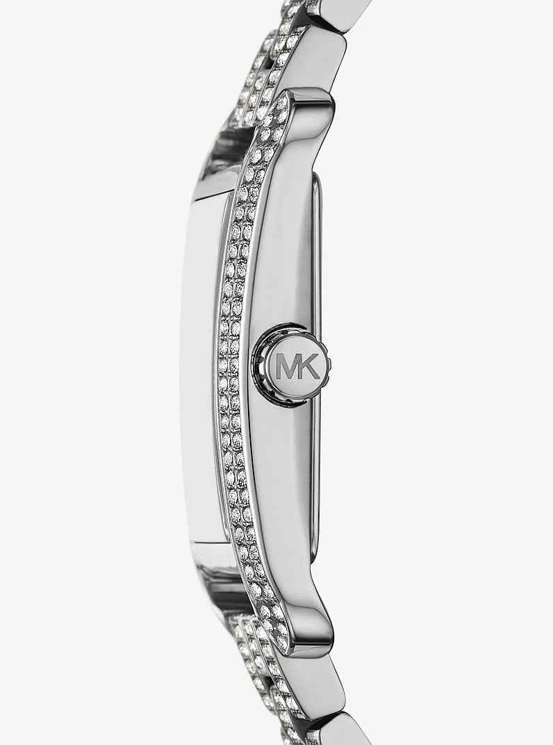 Michael Kors Monroe MKO1114 Women's Silver Stainless Steel Watch 40mm