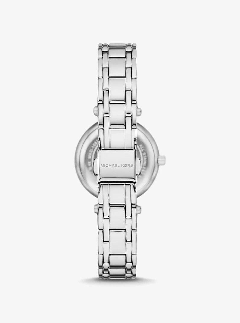 Michael Kors MKO1127 luxury women's silver wristwatch