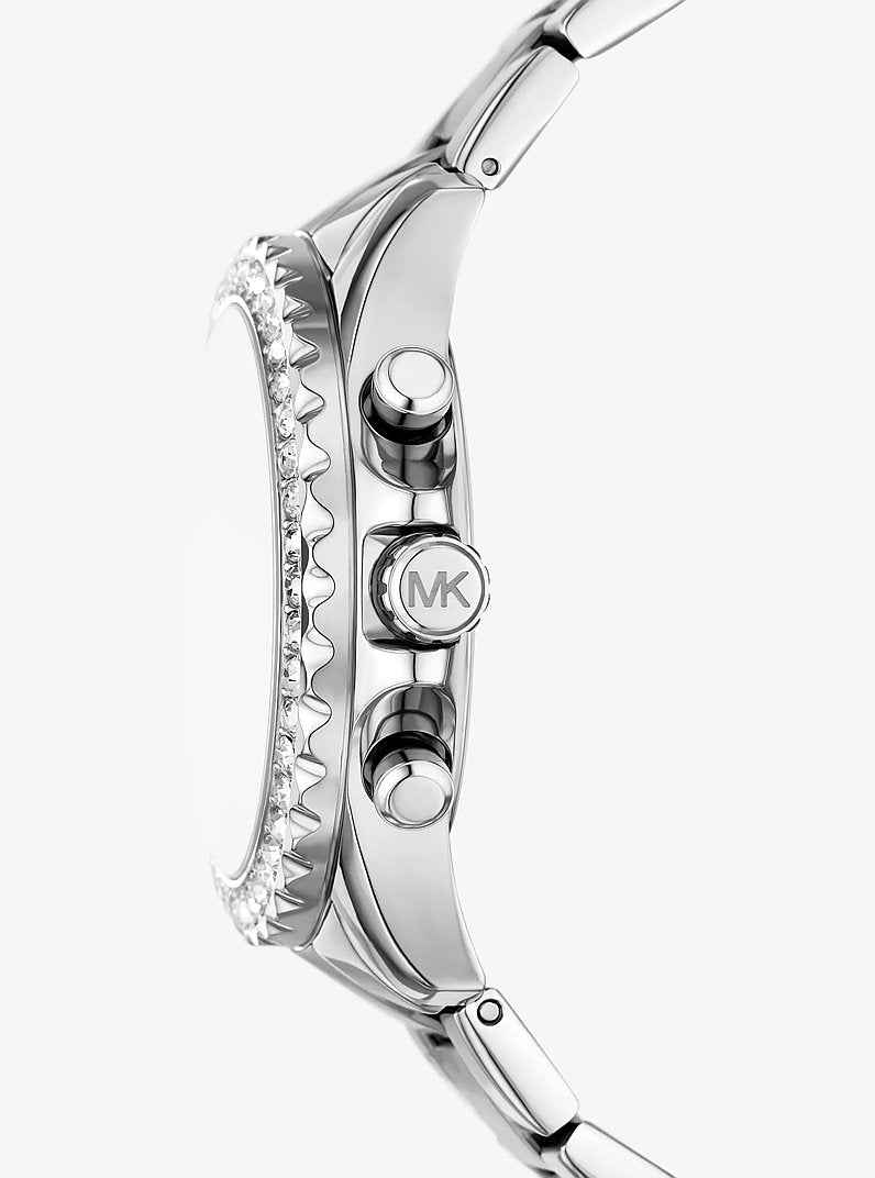 Michael Kors Everest MKO1129 Women's Silver Stainless Steel Watch 40mm