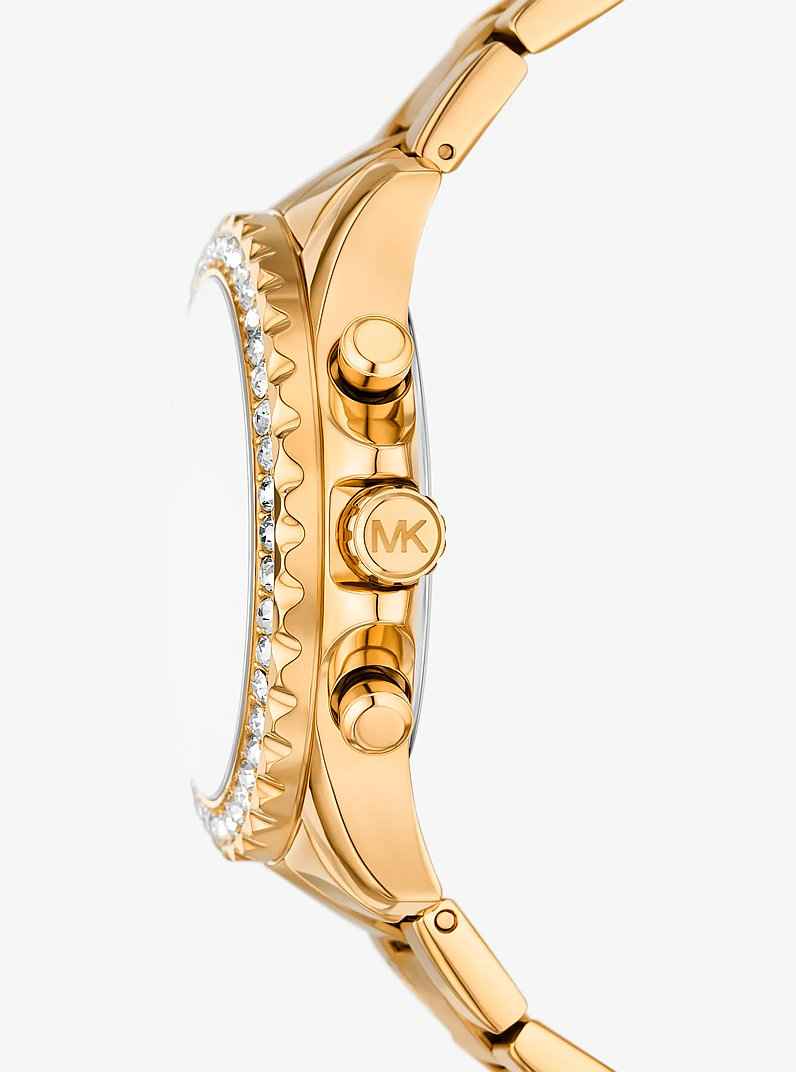 Michael Kors Everest MKO1130 Women's Gold Stainless Steel Watch 40mm